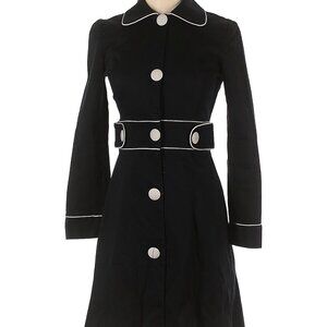 Nine West Black and White Trench Coat